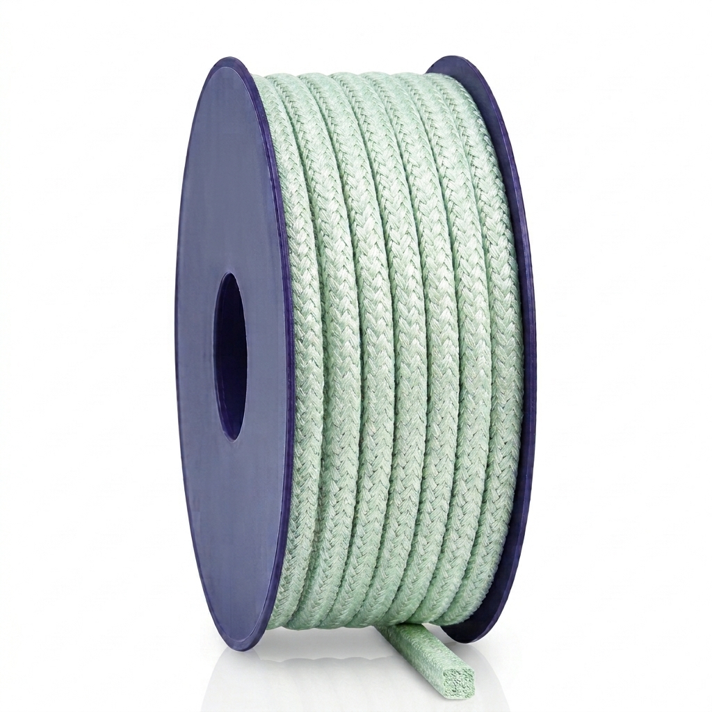 Treccia Quadra ECOLROPE 6S - Fibra di Vetro HT + Filo Inconel - Temperatura Massima 1050°C - 10 x 10 mm