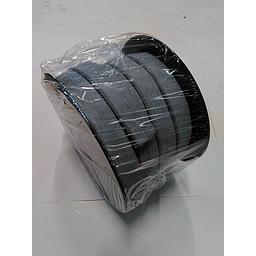 Nastro Adesivo PTFE Grafite 30x10mm Dupont + Grafite 15% - Cert.TUV - P.Max 210 Bar - T.Min -200° T.Max +315° - ph 0-14