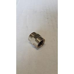Manicotto ottone FF 1/4" - Art. 2543