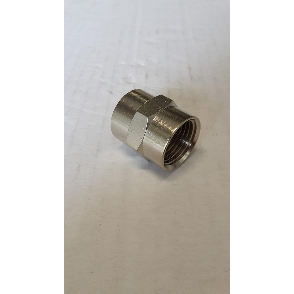 Manicotto ottone FF 3/8" - 2543