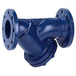 Filtro raccoglitore di impurità a Y, serie PN16, costruito in ghisa grigia EN-GJL-250, cestello in acciaio inox AISI 304 filtrazione 0,54 mm - DN20 - Fig. 265 - Mival

