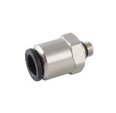 Raccordo Ottone  - Super Rapido - A. Compressa - diritto  maschio M5 - 06 - CAM