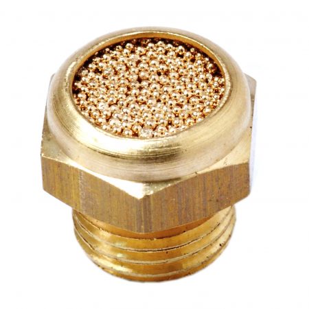 Silenziatore ottone 1/4&#34; - art. 2901 - Cam.