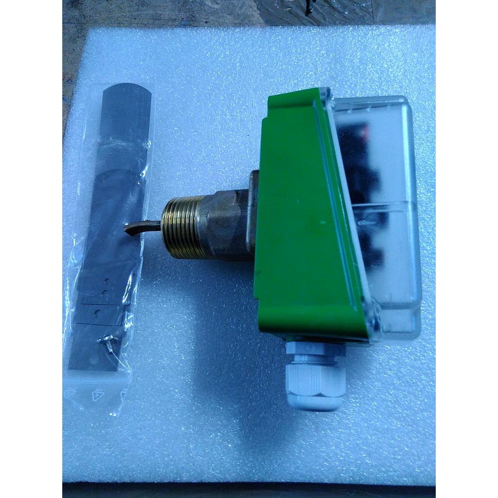 Flussostato regolabile per liquidi in ottone - attacco 1" Gas Maschio - Temperatura di impiego -40+120°C - P.Max 11 Bar - IP65 Classe I - Per tubazioni da 1" ÷ 8"