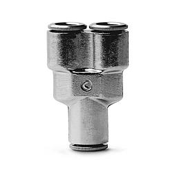 Raccordo Ottone - Super Rapido - Aria Compressa ad "Y" - 6x6x6 - Mod. 6560-6 - CAM