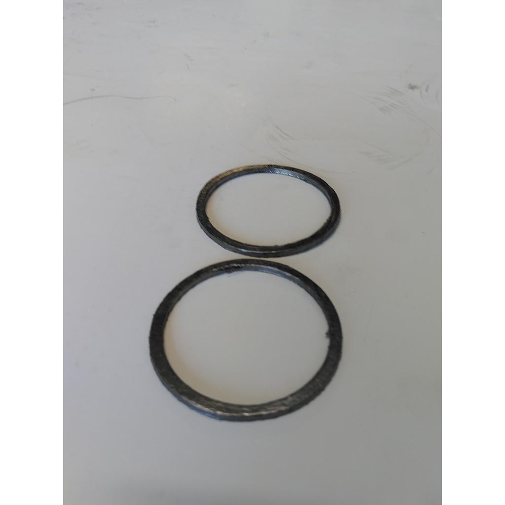 Guarnizione in Grafite Pura, per Indicatori di passaggio, diametro esterno 50 x diametro interno 44 x spessore 2 mm