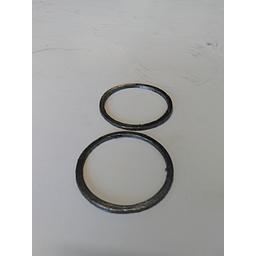 Guarnizione in Grafite Pura, per Indicatori di passaggio, diametro esterno 50 x diametro interno 44 x spessore 2 mm