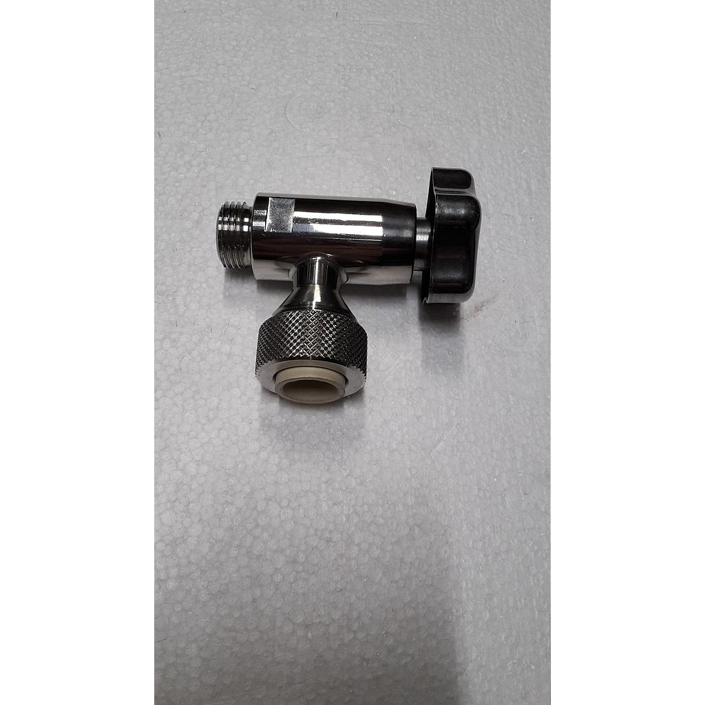 Portalivello inox aisi 304 - attacco Gas Maschio 1/2" per Tubo 16 mm - Parte Superiore - Art.138 - RIZ.
