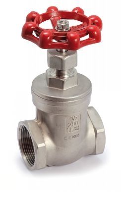 Saracinesca filettata FF 1/2&#34; , corpo e disco inox 316, PN16 - 180°C (NO contemporanei)