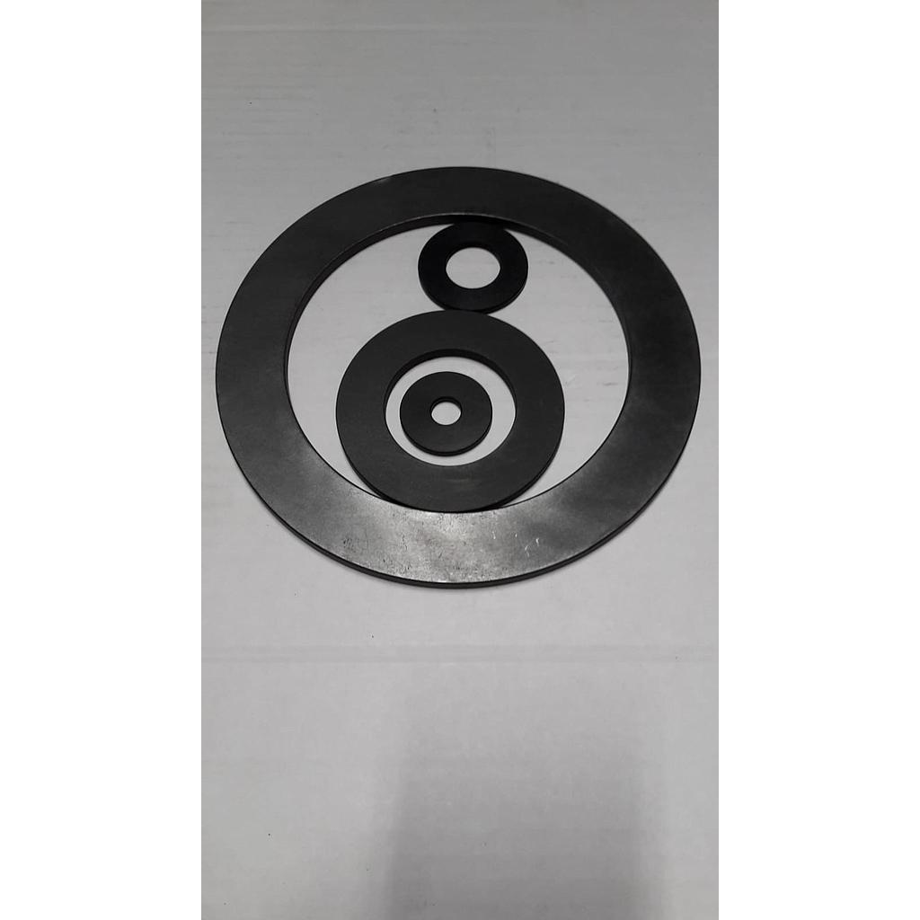 Disco Teflon/Grafite di ricambio per valvola pneumatica Delta 2 - DN50