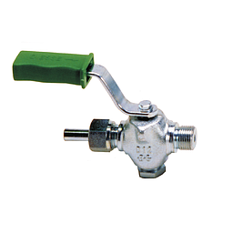 Rubinetto a Maschio - tipo DS D12 in A105 - MM 3/8" Gas - completo di tubetto di scarico