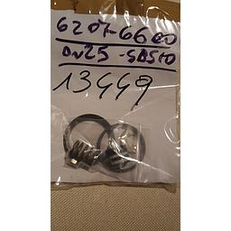 Serie Ricambio lato corpo SBS10/GRS10 DN25 GJS-WCB T.PK. 2vie - (guarniz.corpo, premistoppa, molla, disco tenuta Peek) - Cod. 13449 - Italvalvole
