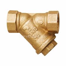 Filtro a "Y" in Bronzo PN20 - Filettato FF 3/4" Gas - Cestello filtrante inox da 40 Mesh (= 400 Microns = 0,400 mm) - 223A04
