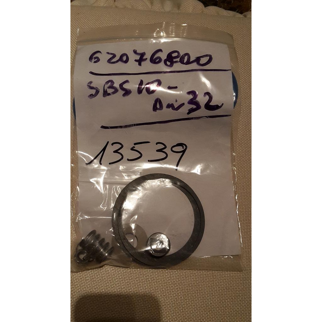Serie Ricambio lato corpo SBS10/GRS10 DN32 GJS-WCB T.PK. 2vie - (guarniz.corpo, premistoppa, molla, disco tenuta Peek) - Cod. 13539 - Italvalvole