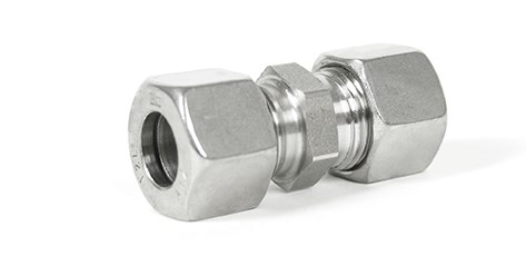 Raccordo diritto inox 316 con ogiva inox - Intermedio - tubo 10