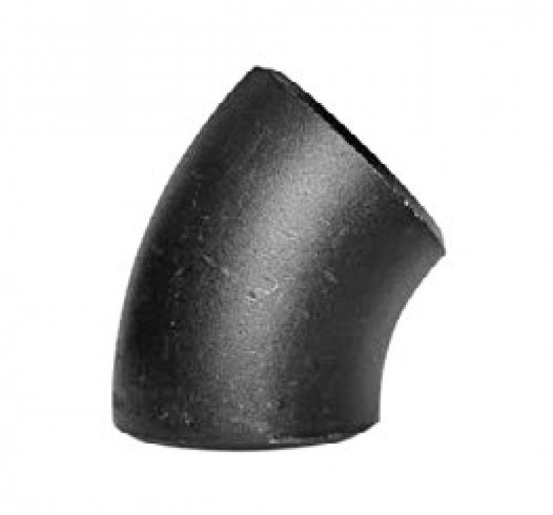 Curva 45° LR STD WPB ASME B16.9 - 141,3 x 6,55 mm - R=79 mm - 5"
