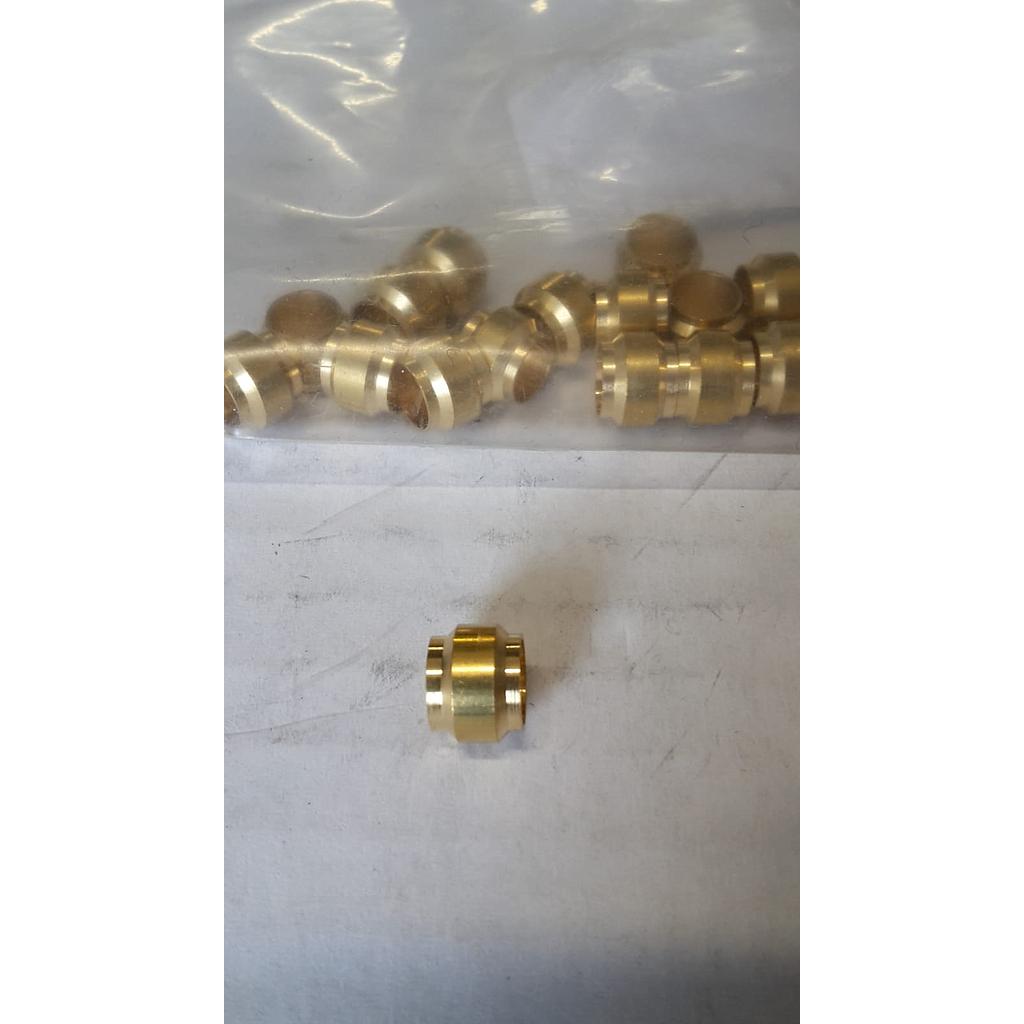 Ogiva Bicono in Ottone Konfit Diam. 6 - Cod. RG910006G