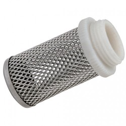 Filtro in acciaio inox per Valvola Europa - Parte filettata Maschio in polimero - 1/2"