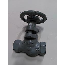 Valvola manuale a pistone, corpo in ghisa JL1040(GG25)PN16, attacchi filettati gas FF 3/8" - Bont