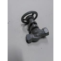 Valvola manuale a pistone, corpo in ghisa JL1040(GG25)PN16, attacchi filettati gas FF 1/2" - Bont