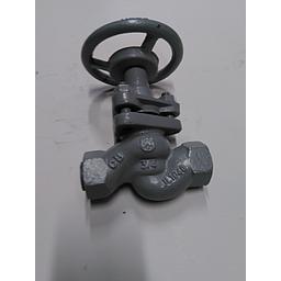 Valvola manuale a pistone, corpo in ghisa JL1040(GG25)PN16, attacchi filettati gas FF 3/4" - PASSAGGIO TOTALE - Bont