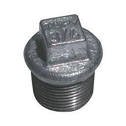 Tappo Maschio Ghisa Zincata - 1/2" - Fig.290