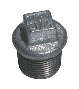 Tappo Maschio Ghisa Zincata - 3/4&#34; - Fig.290