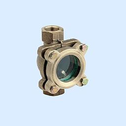 Indicatore di passaggio bronzo - 2" fem.gas - Art. 160 - 1 Cristallo Temperato