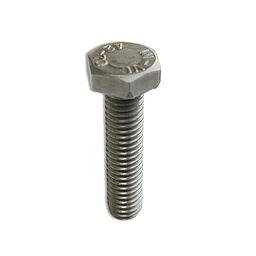 Vite acc.inox A2, testa esag.tutto filetto, UNI5739 DIN933 - 16 x 30 