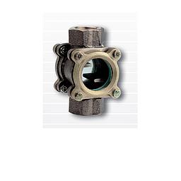 Indicatore di passaggio bronzo - Filettato FF Gas 1" - Art. 161/B - 2 Cristalli Temperati