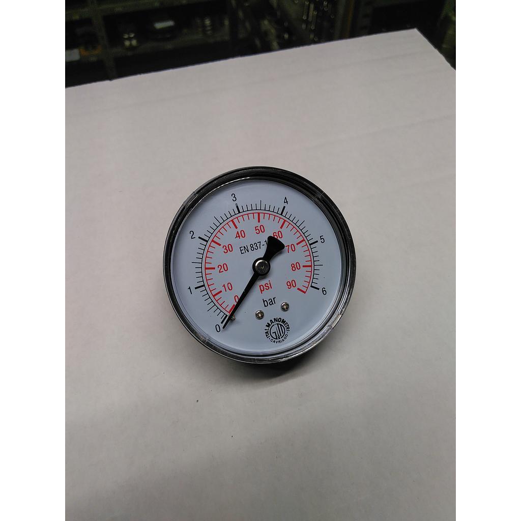 Manometro aria compressa. 50 04 bar