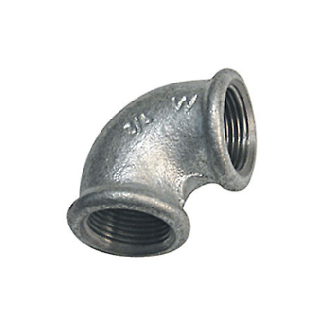 Gomito ghisa zincato FF 2&#34; Fig.90