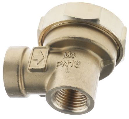 Scaricatore Termostatico in Ottone - attacchi ad angolo ff gas  1/2 - mod. BPT13 A - Capsula tipo NTS-G (4°) (no filtro) - Spirax