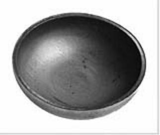 Fondello da lamiera FE S235 - 2&#34; - 60,3 x 2,9mm - EN10253.1