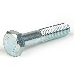 Vite acc.8.8 zincato bianco, testa esag., parziale filet. UNI5737 - 16-070 