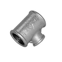 Tee ghisa zincato Ridotto - 1 x 1/2 x 1 - Fig.130R