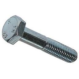 Vite acc.8.8 zincato bianco, testa esag., parziale filet. UNI5737 - 20-110