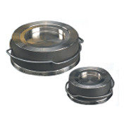 Valvola di Ritegno WAFER, corpo inox316 , disco inox 316L , Molla inox, tenuta metallica, per flange PN10-16-40, DN032,  Mod. RD912