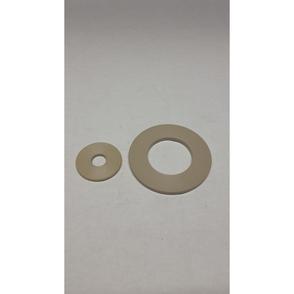 Disco otturatore PEEK DN50 - Guar.PEEK 58,8x32,2x3 mm