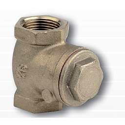 Valvola di Ritegno a Clapet, corpo in Bronzo, tenuta Metallica, attacchi filettati gas 3/8" - Mod. 207A02