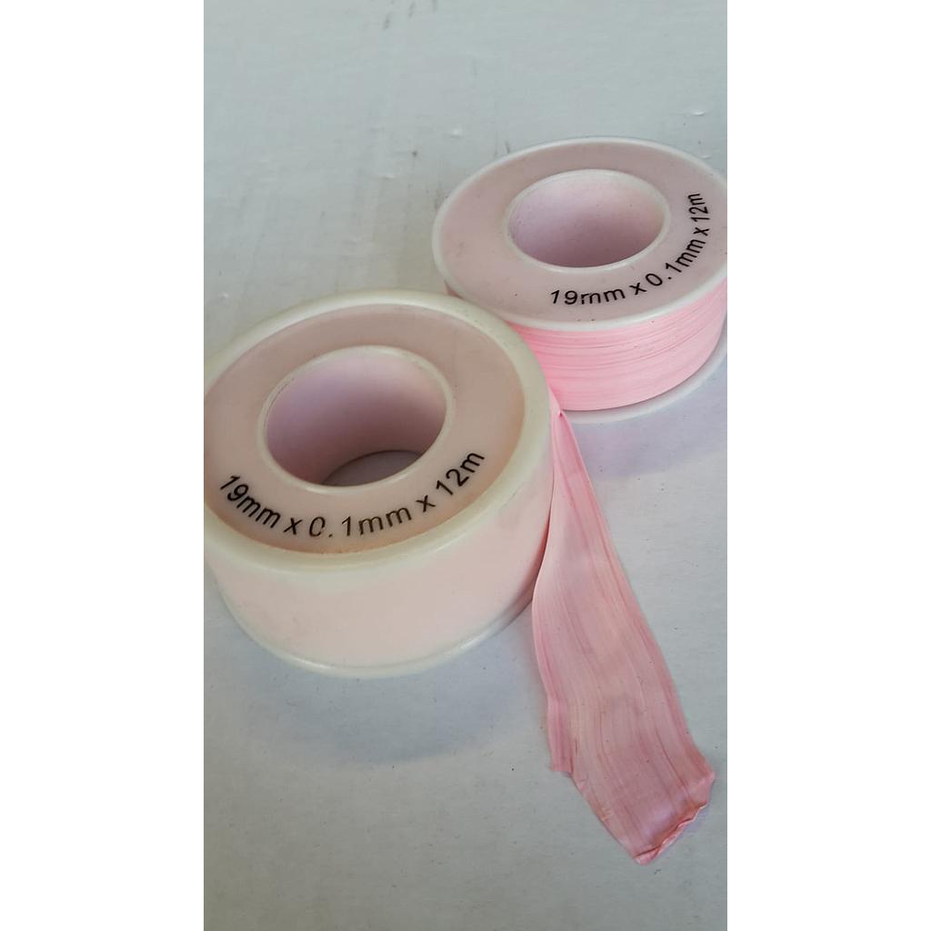 Bobina TEFLON rosa  19mm x 12mt x 0,1mm - Import