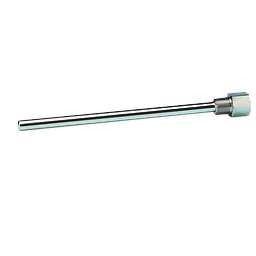 Pozzetto inox aisi 316 - Filettato 1/2" Gas Femmina x 1/2" Gas Maschio - L=170 mm compreso filetto - Diametro Esterno 11 x Diametro Interno 9 mm