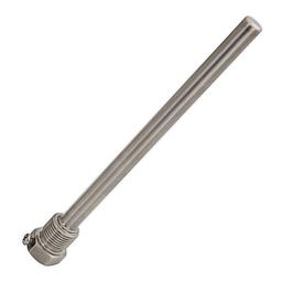 Pozzetto inox aisi 316 - 3/8" Gas Maschio - L=160 mm compreso filetto - Diametro Esterno 11 mm - Diametro Interno 9 mm + vite blocco laterale