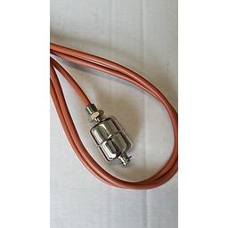 Regolatore di Livello inox 316 - Cilindrico diam.30xh36 mm - Cavo Silicone 1,5mt,2 fili - 100°C - attacco Gas Maschio 1/8" - mod.BL5