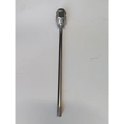 Pozzetto inox aisi 316 - Attacco autobloccante con Filettaura 1/2" Gas Maschio - L=200 mm sotto filetto - Diametro Interno 6 mm