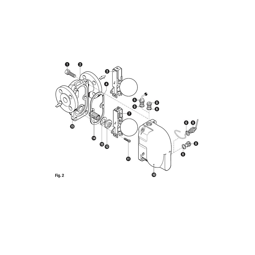 Scaricatore Galleggiante UNA23H. 13 PN16DN25 - Gestra