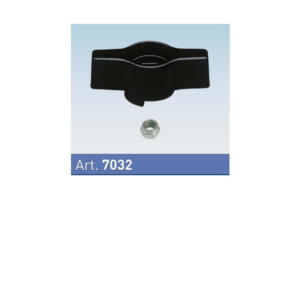 Kit Farfalla alluminio + dado  7032 - EF 1/4 - 1/2