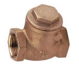 Valvola di Ritegno a Clapet - Corpo in Bronzo - Tenuta EPDM - 2 1/2"