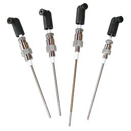 Sonda di Livello - Asta inox aisi 316 - L=500 mm - Guaina in KYNAR SERIE KYN175-UL (PVDF) - attacco Gas Maschio 1/2" inox 316 Scorrevole - (Con Cappuccio di protezione ) - PCSOND_2_1_1