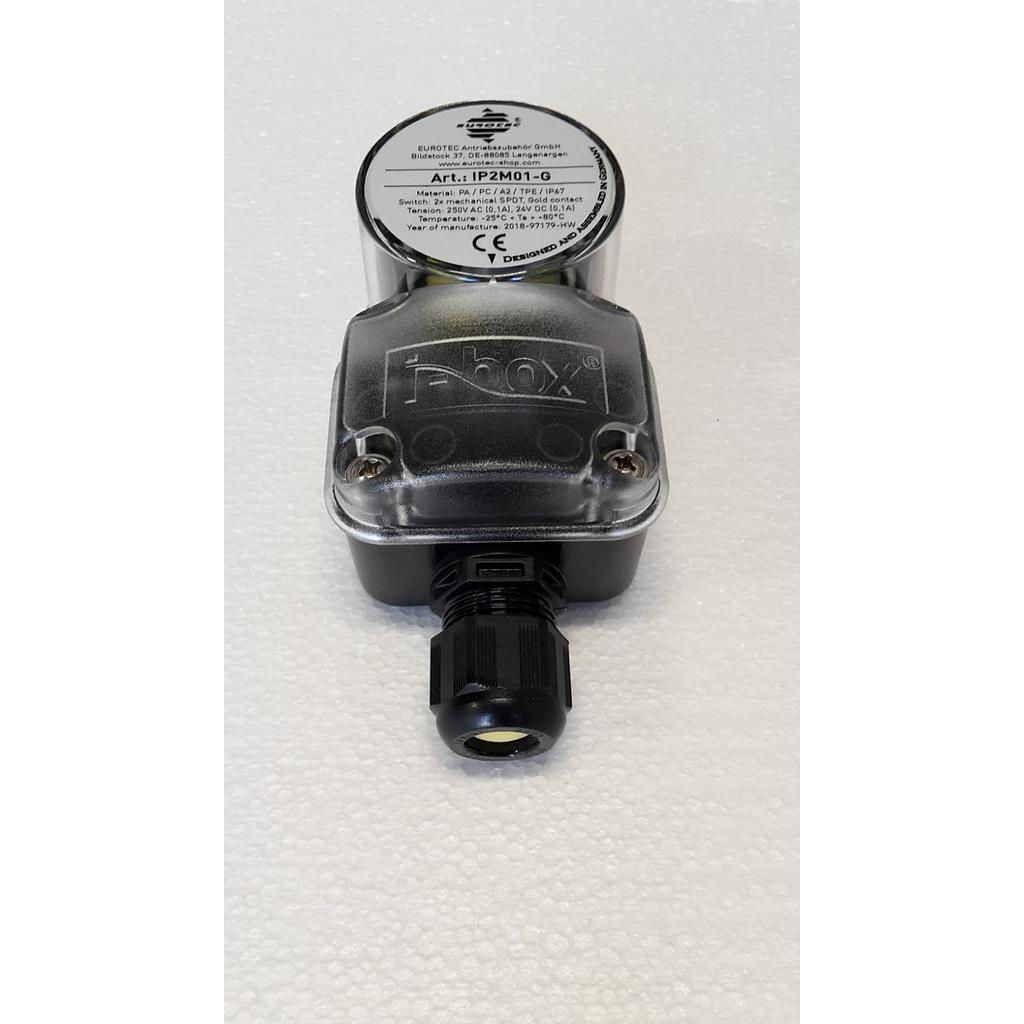 Box micro IP66/67 n° 2 contatti FC mecc. SPDT D41X - SIL 1-3 - pressacavo - SPDT D44X - SIL 1-3 - pressacavo IP2M01-G I-Box PA/PC con 2 FC meccanici Cherry D44X, SILVER, 0,1A(250VAC), 0,1(24VDC), SPDT IP66/IP67, DIN EN 60529 - SIL 1-3, IEC 61508:2010
- foratura box 80 x 30mm - Altezza albero: 20mm + 30mm - Max. diametro albero massimo:
32mm - Cod. PCIBOX_D41X